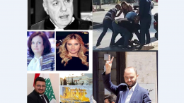 Lebanese Anti Corruption Activists being arrested