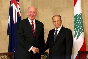 Australian Governor General meets Lebanon's President