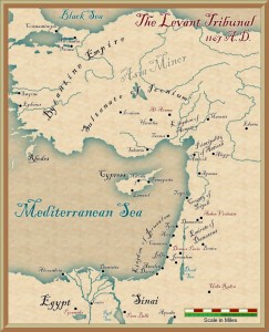 The Levant in 1167 AD